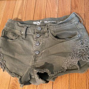 High rise shorts